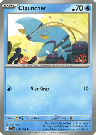 Clauncher 049/198  SV01 Scarlet & Violet Base Set - Common