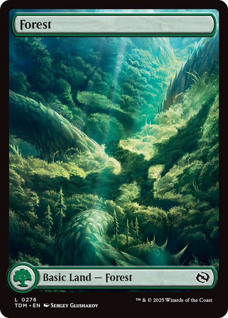 Forest (TDM-276) - Tarkir: Dragonstorm Foil
