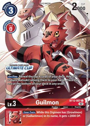 Guilmon (Ultimate Cup) (BT12-007) - Across Time