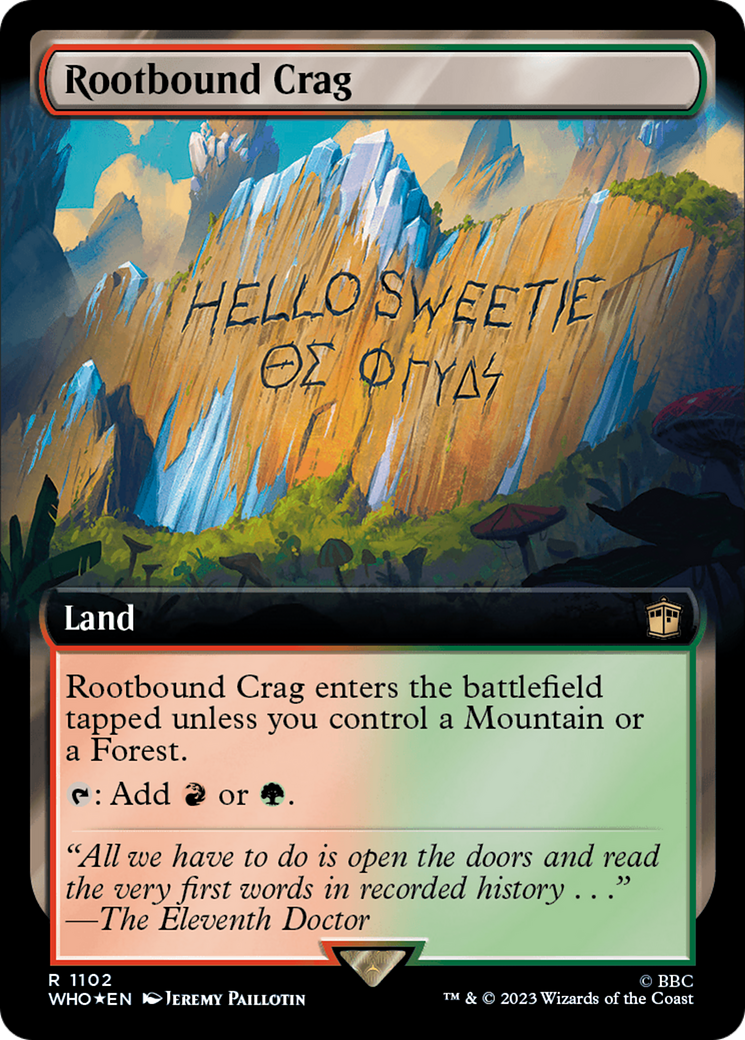 Rootbound Crag (WHO-1102) - Doctor Who: (Extended Art) Foil