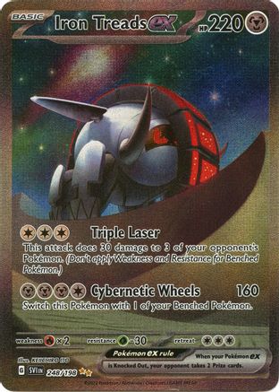 Iron Treads ex 248/198  - Holofoil SV01 Scarlet & Violet Base Set - Special Illustration Rare