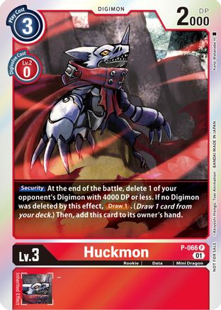 Huckmon - P-066 (Limited Card Pack) (P-066) - Digimon Promotion Cards Foil