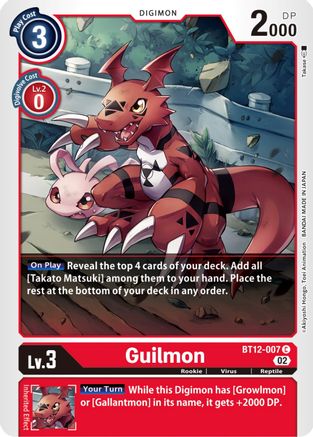Guilmon (BT12-007) - Across Time