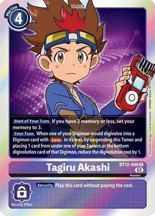 Tagiru Akashi (BT12-096) - Across Time Foil