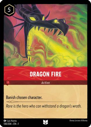 Dragon Fire (130/204) - The First Chapter Cold Foil