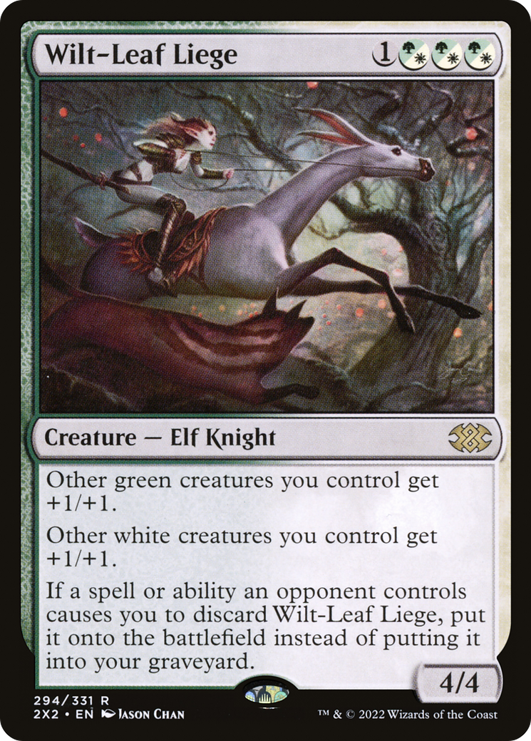 Wilt-Leaf Liege (2X2-294) - Double Masters 2022 Foil
