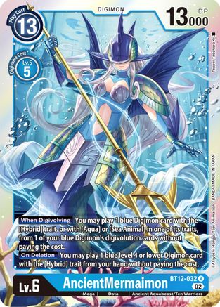 AncientMermaimon (BT12-032) - Across Time Foil