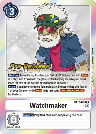 Watchmaker (BT12-098) - Across Time Pre-Release Cards