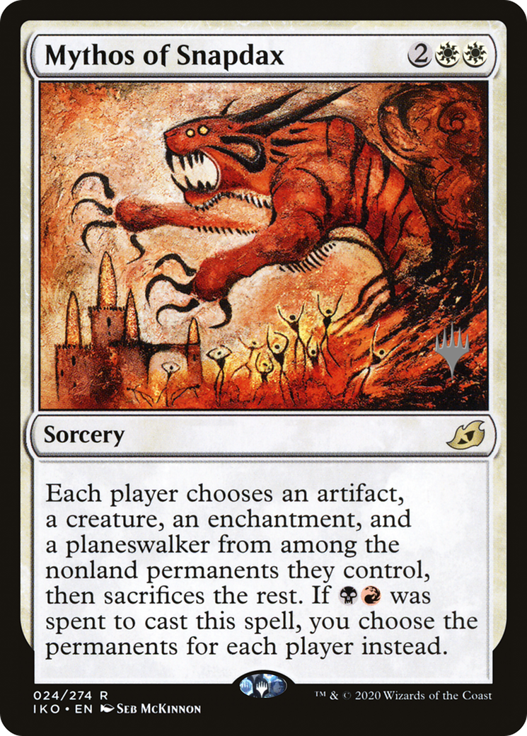 Mythos of Snapdax (PPIKO-024) - Ikoria: Lair of Behemoths Promos