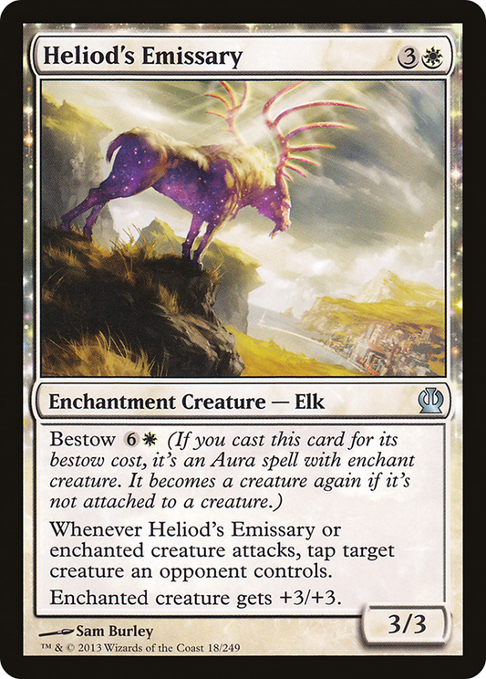 Heliod's Emissary (THS-018) - Theros: (enchantment) Foil