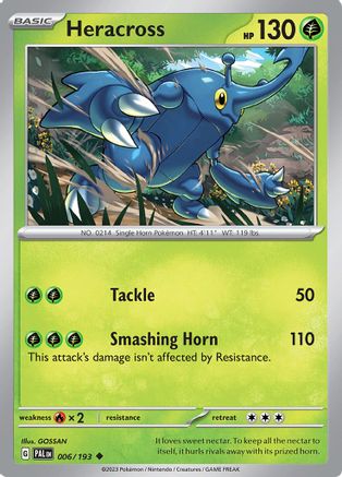 Heracross 006/193  SV02 Paldea Evolved - Uncommon