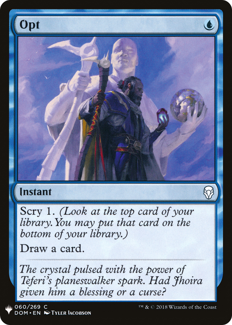 Opt (LIST-060) - The List