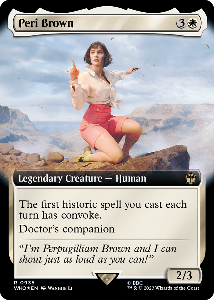 Peri Brown (WHO-935) - Doctor Who: (Extended Art) Foil