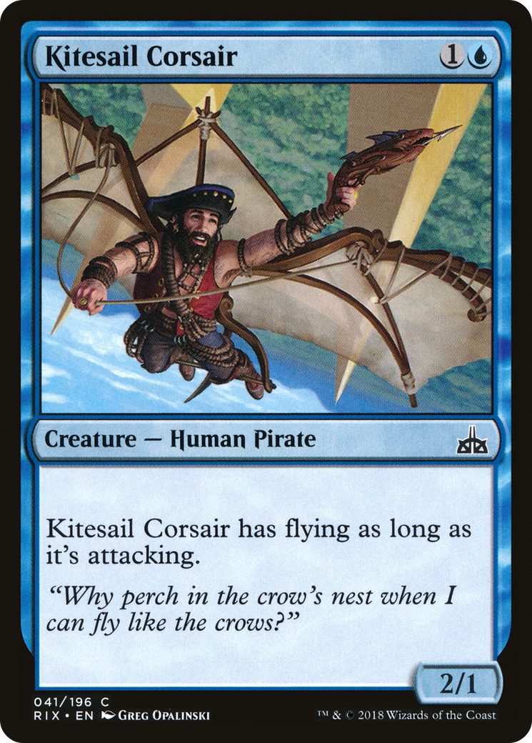 Kitesail Corsair (RIX-041) - Rivals of Ixalan Foil