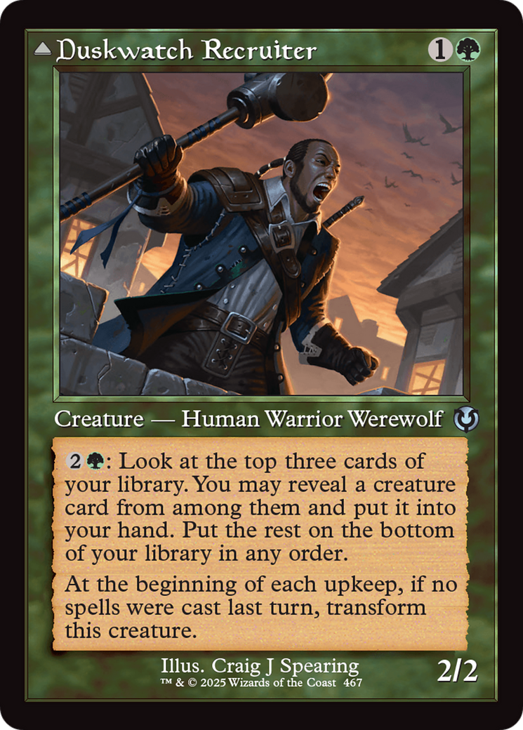 Duskwatch Recruiter (Retro Frame) (INR-467) - Innistrad Remastered