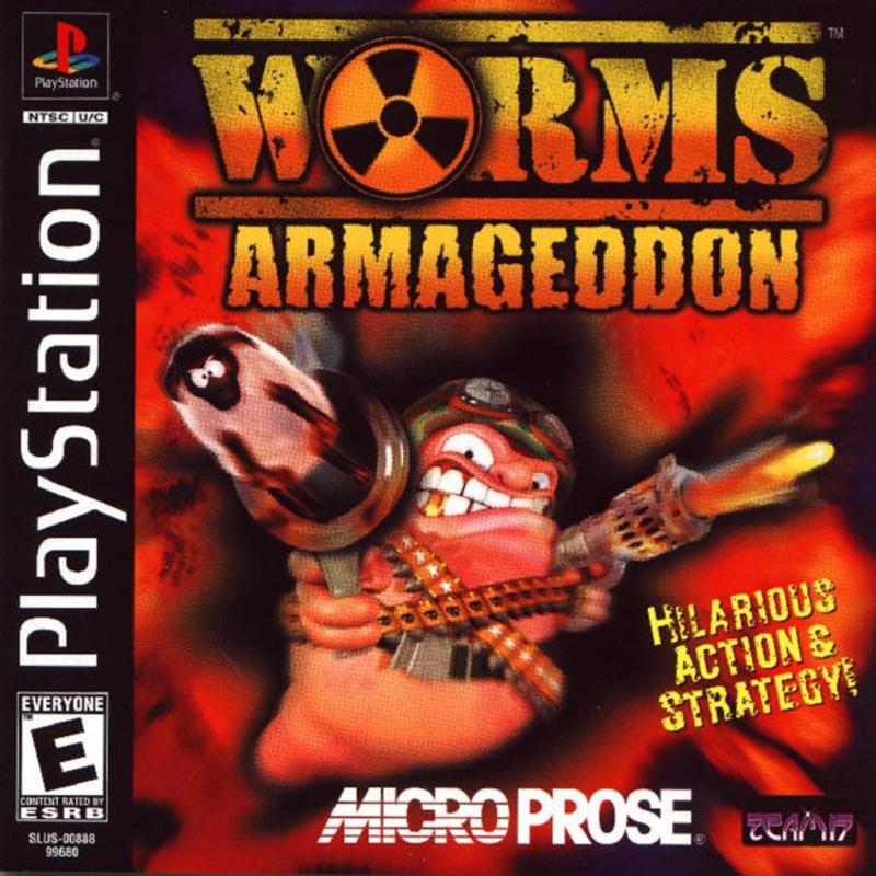 Worms Armageddon - PlayStation (PS1)