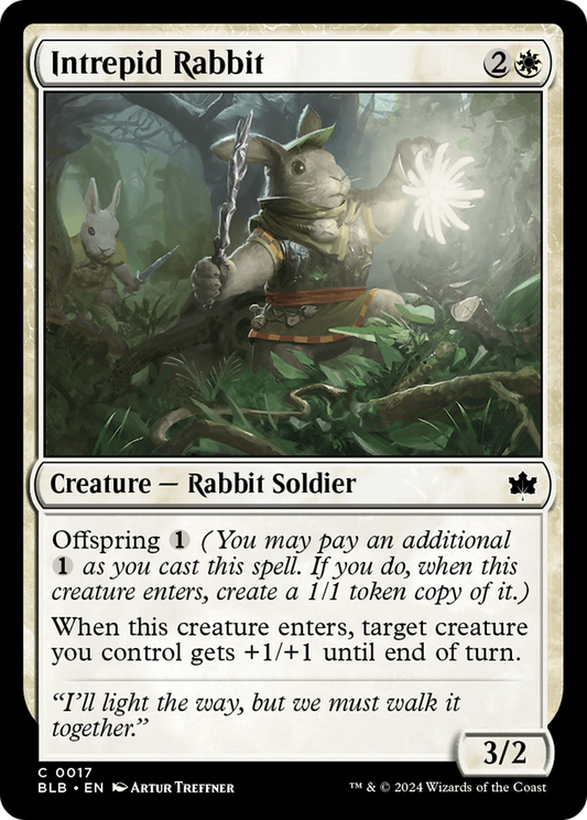 Intrepid Rabbit (BLB-017) - Bloomburrow