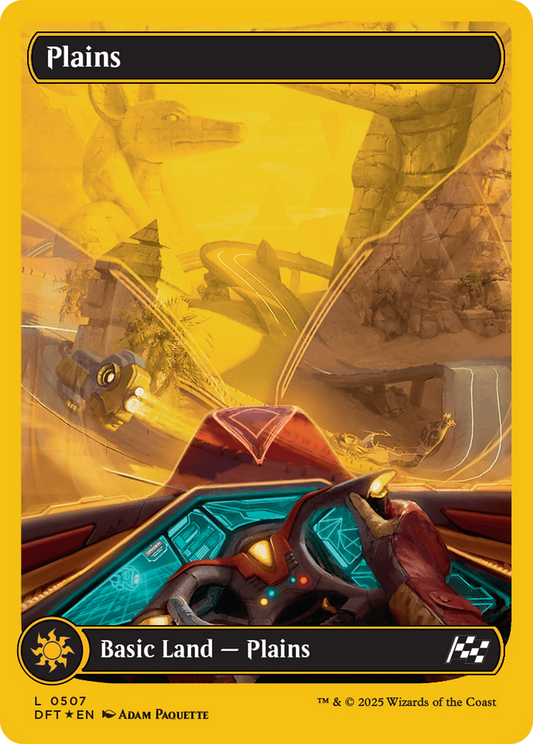 Plains (DFT-507) - Aetherdrift: (Full Art) Foil