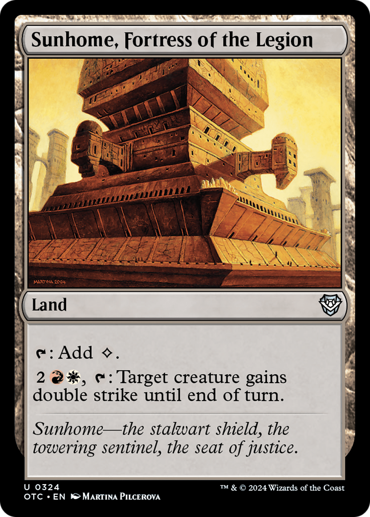 Sunhome, Fortress of the Legion (OTC-324) - Outlaws of Thunder Junction Commander