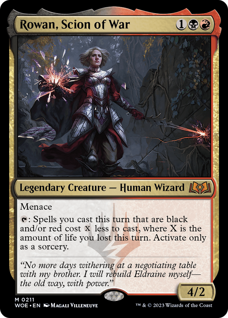 Rowan, Scion of War (WOE-211) - Wilds of Eldraine