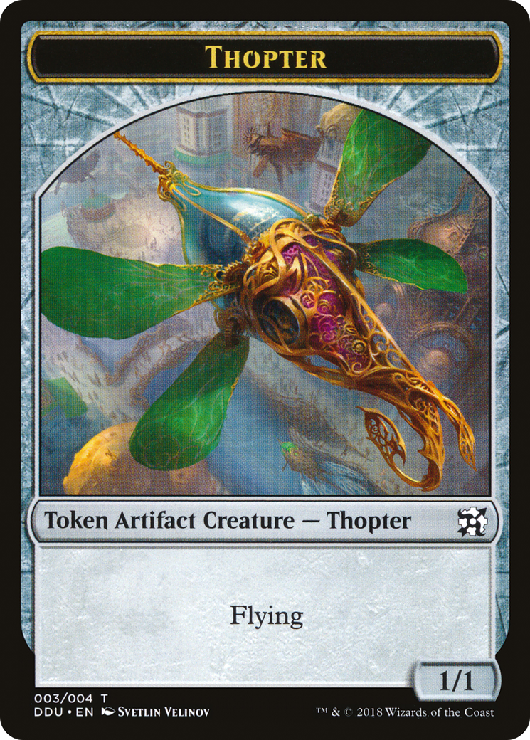 Thopter (DDU-003) - Duel Decks: Elves vs. Inventors Tokens