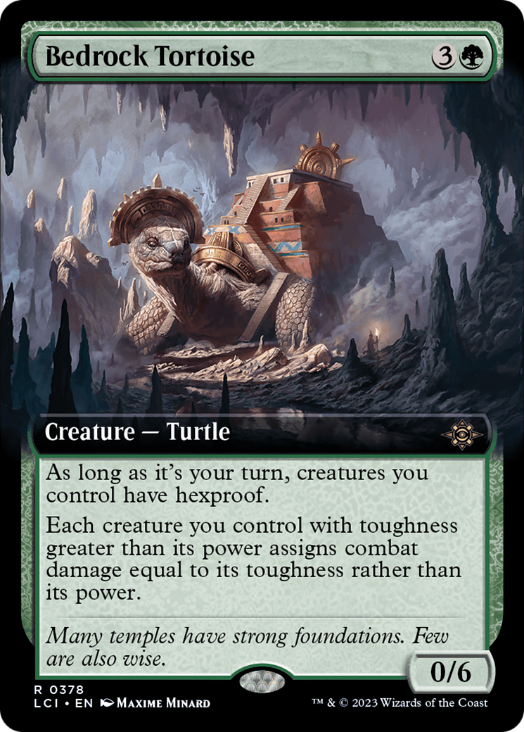 Bedrock Tortoise (LCI-378) - The Lost Caverns of Ixalan: (Extended Art)