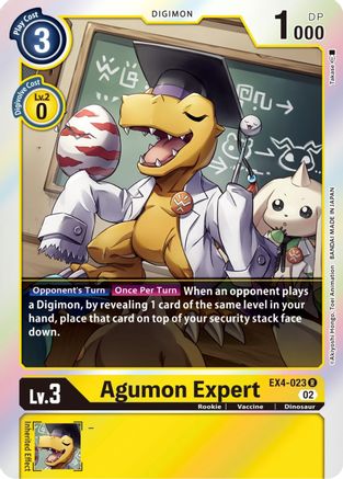 Agumon Expert (EX4-023) - Alternative Being Booster Foil