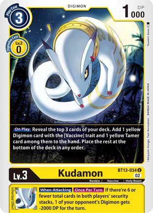 Kudamon (BT13-034) - Versus Royal Knights