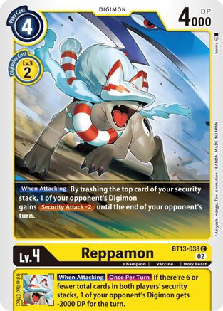 Reppamon (BT13-038) - Versus Royal Knights