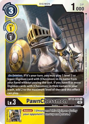 PawnChessmon - BT13-035 (BT13-035) - Versus Royal Knights Foil