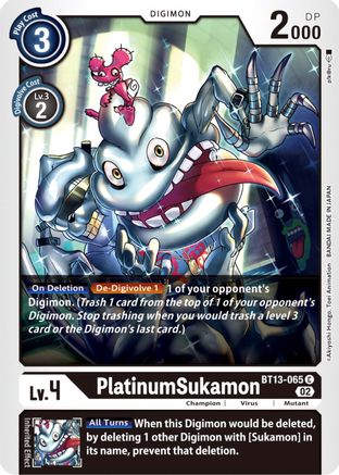 PlatinumSukamon (BT13-065) - Versus Royal Knights