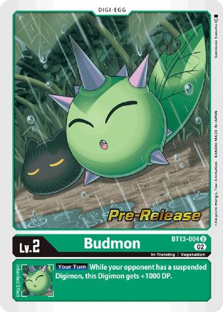 Budmon (BT13-004) - Versus Royal Knights Pre-Release Cards Foil