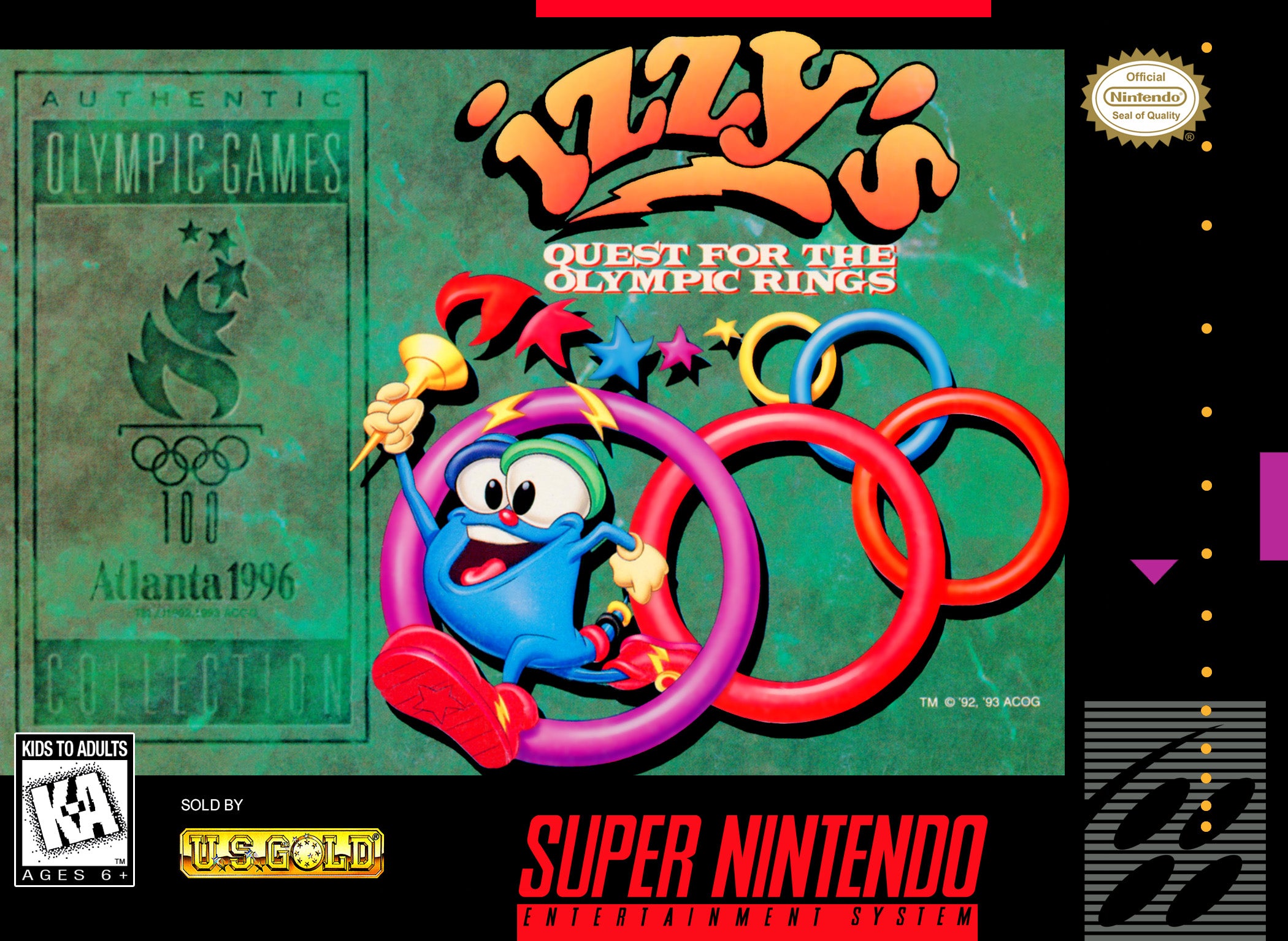 Izzy's Quest for the Olympic Rings - Super Nintendo (SNES)