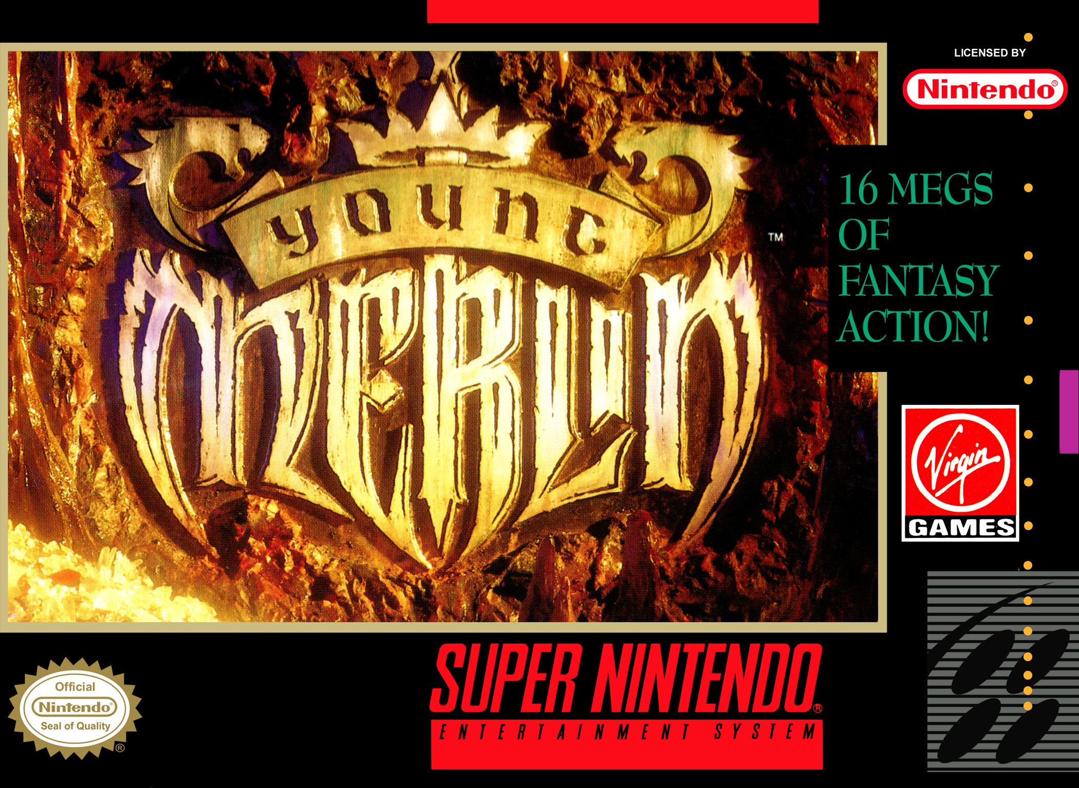 Young Merlin - Super Nintendo (SNES)