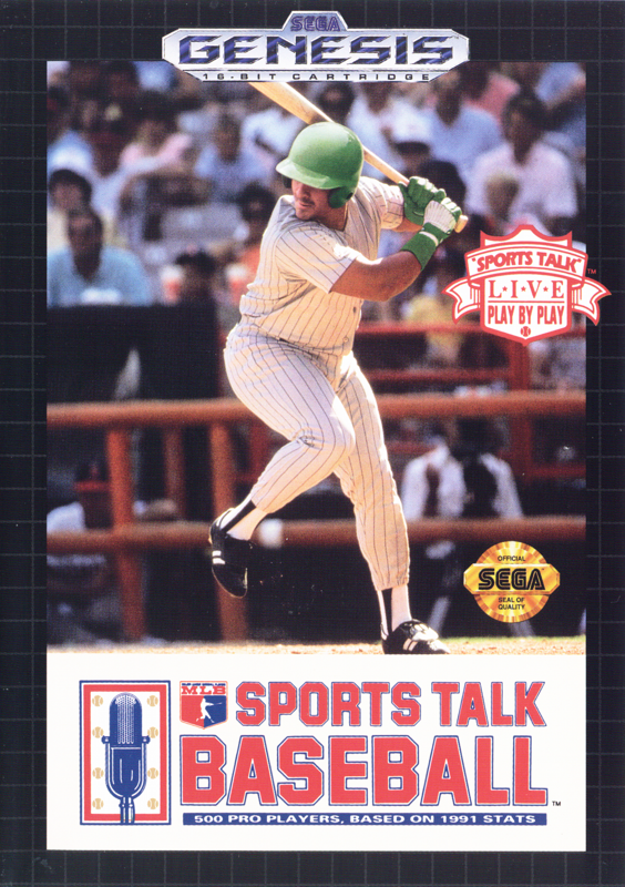 Sports Talk Baseball - Sega Genesis