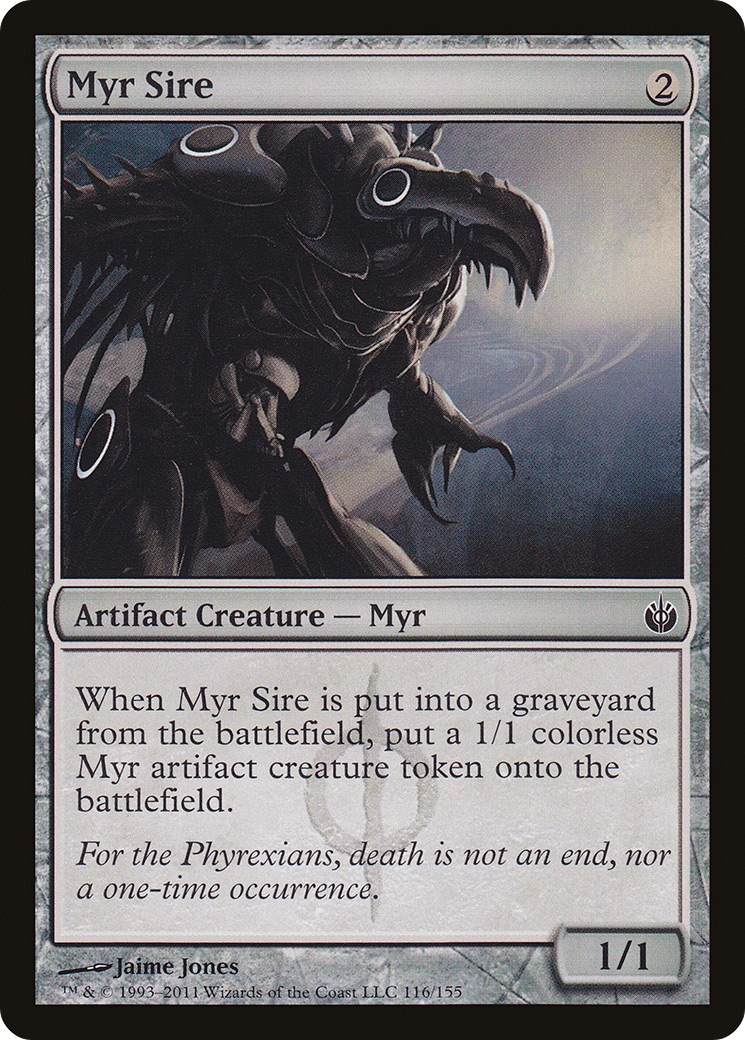 Myr Sire (MBS-116) - Mirrodin Besieged Foil