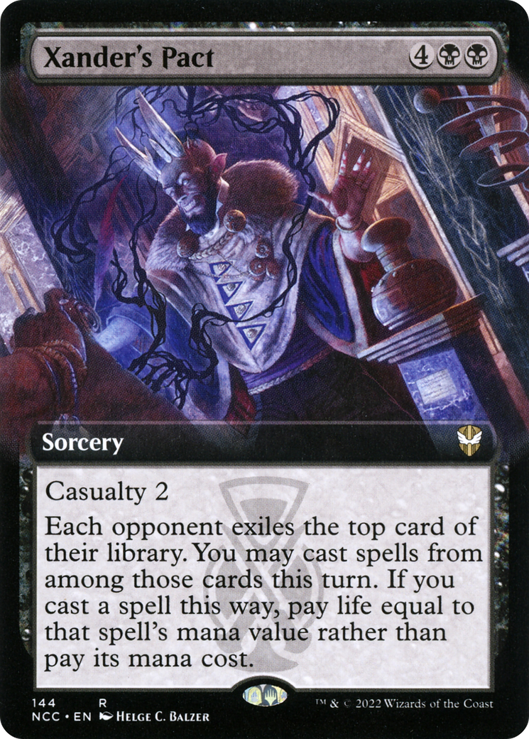 Xander's Pact (Extended Art) (NCC-144) - New Capenna Commander: (Extended Art)