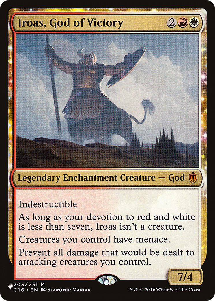 Iroas, God of Victory (LIST-205/351) - The List: (enchantment)