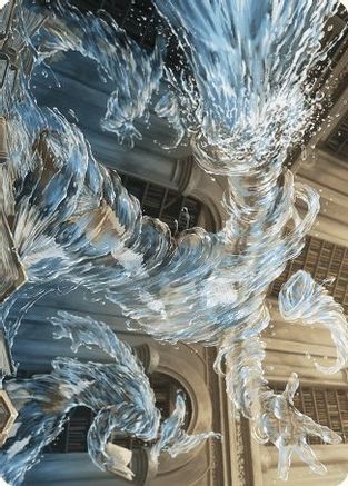 Splashy Spellcaster Art Card (ASWOE-009) - Art Series: Wilds of Eldraine