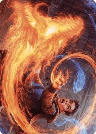 Frantic Firebolt Art Card (ASWOE-016) - Art Series: Wilds of Eldraine