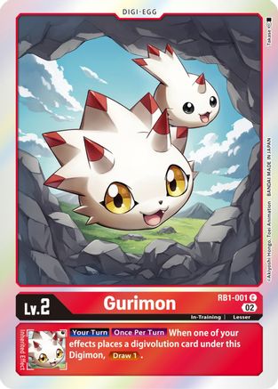 Gurimon (RB1-001) - Resurgence Booster Foil