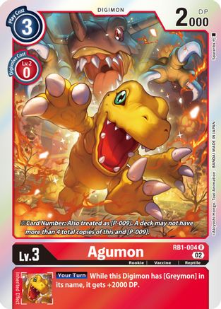 Agumon (RB1-004) - Resurgence Booster Foil