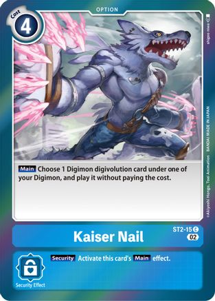 Kaiser Nail (Resurgence Booster Reprint) (ST2-15) - Resurgence Booster Foil