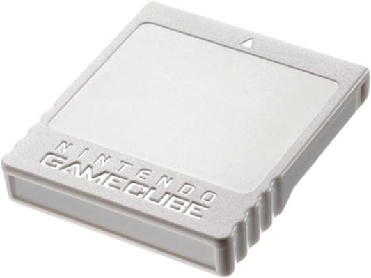 Gamecube Memory Card White OEM 1019 Blocks