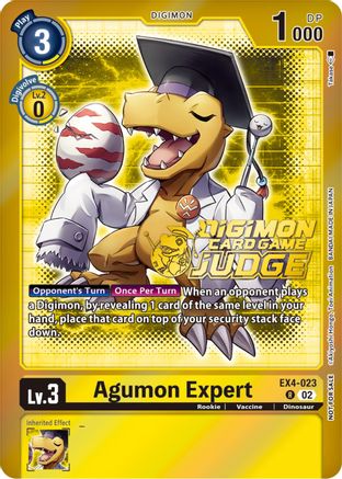 Agumon Expert - EX4-023 (Judge Pack 4) (EX4-023) - Alternative Being Booster Foil