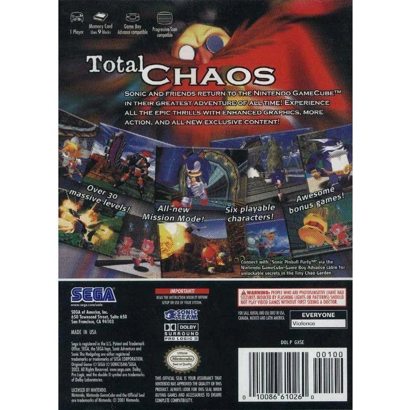 Sonic Adventure DX: Director's Cut - Nintendo GameCube