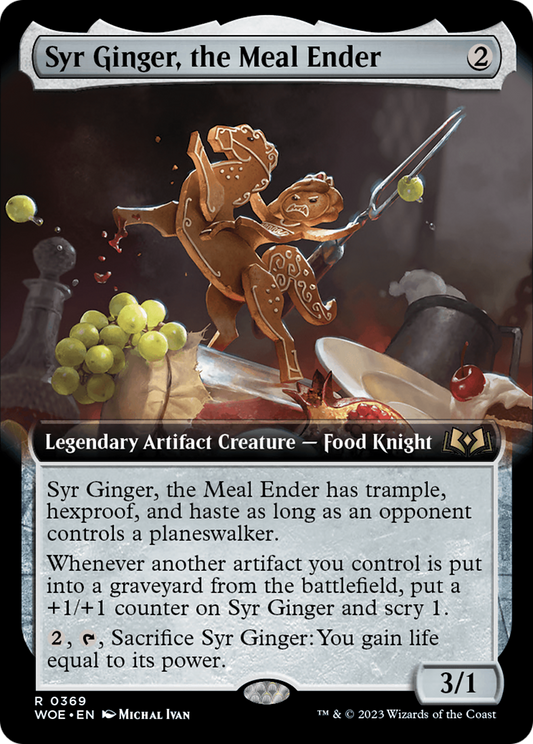 Syr Ginger, the Meal Ender (WOE-369) - Wilds of Eldraine: (Extended Art)