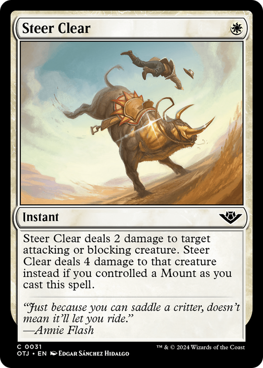 Steer Clear (OTJ-031) - Outlaws of Thunder Junction Foil