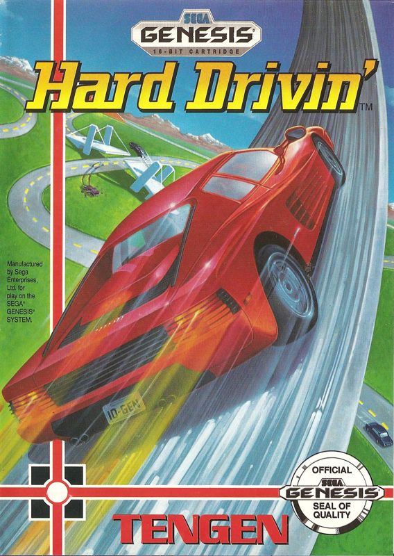 Hard Drivin' - Sega Genesis