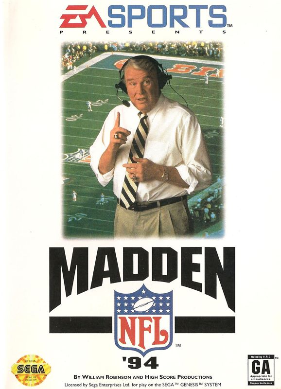 Madden NFL '94 - Sega Genesis